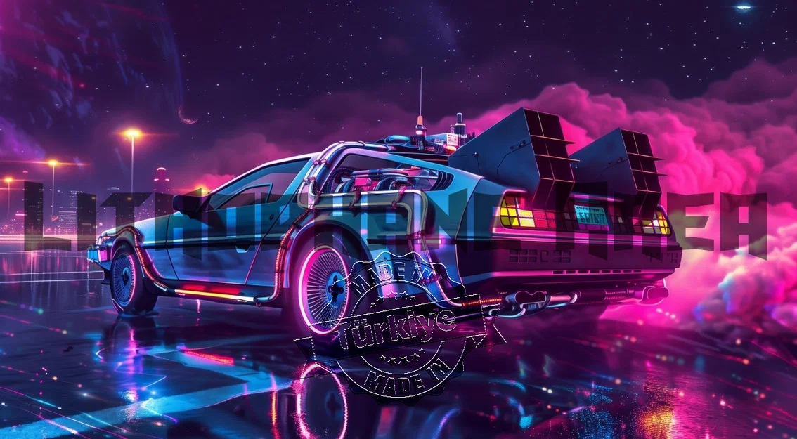 Mô hình tranh Lithophane Back To The Future in 3D độc đáo - Image 1