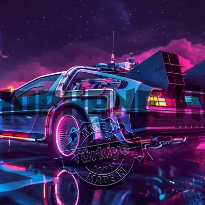 Mô hình tranh Lithophane Back To The Future in 3D độc đáo