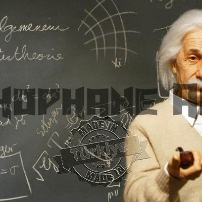 Mô hình in 3D Lithophane chân dung thiên tài Albert Einstein