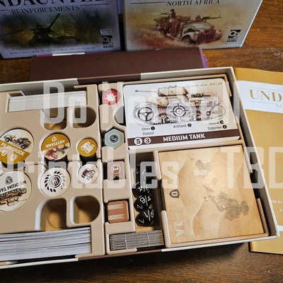 Undaunted North Africa / Reinforcements Insert (Bản chèn khay Reinforcements)
