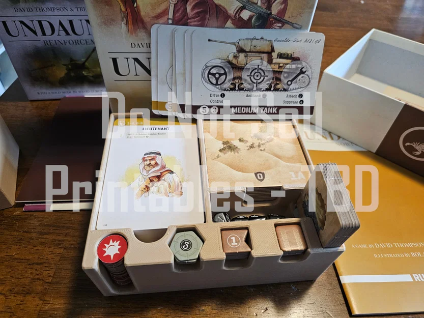 Undaunted North Africa / Reinforcements Insert (Bản chèn khay Reinforcements) - Image 2