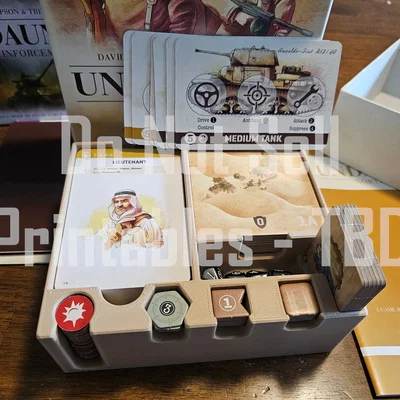 Undaunted North Africa / Reinforcements Insert (Bản chèn khay Reinforcements)