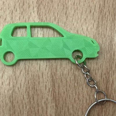 Móc khóa in 3D hình ô tô Volkswagen Lupo cực chất