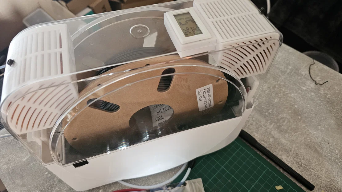 Sunlu S1 Hộp Silica Kép kèm Giá đỡ Hygrometer - Image 1