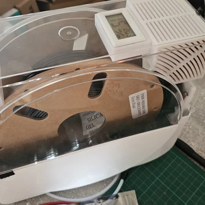 Sunlu S1 Hộp Silica Kép kèm Giá đỡ Hygrometer