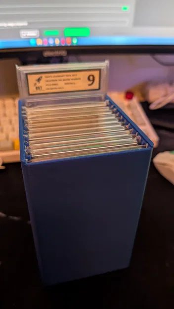 Hộp lưu 20 thẻ TCG PAS/graded có nắp trượt (PAS/Graded TCG card storage with lid, 20!) - Image 1
