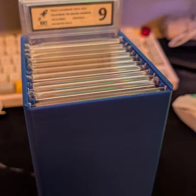 Hộp lưu 20 thẻ TCG PAS/graded có nắp trượt (PAS/Graded TCG card storage with lid, 20!)