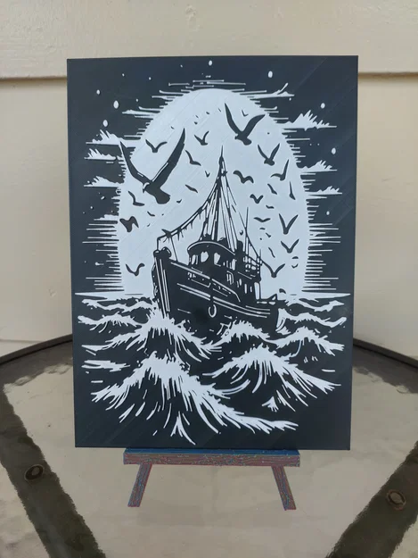 Tranh treo tường “Horror at Sea 1” - Image 1