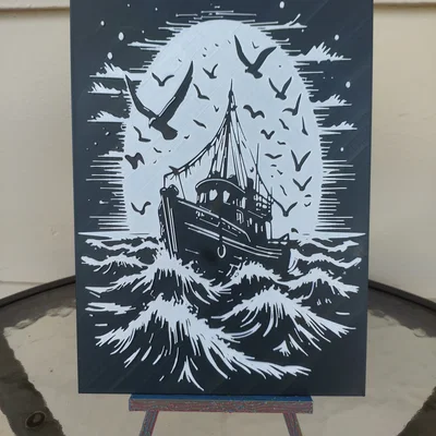 Tranh treo tường “Horror at Sea 1”
