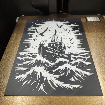 Tranh treo tường “Horror at Sea 1”