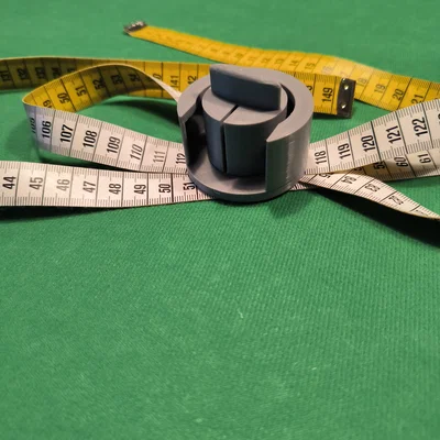 Hộp cuốn thước dây 3D tiện lợi không cần keo dán