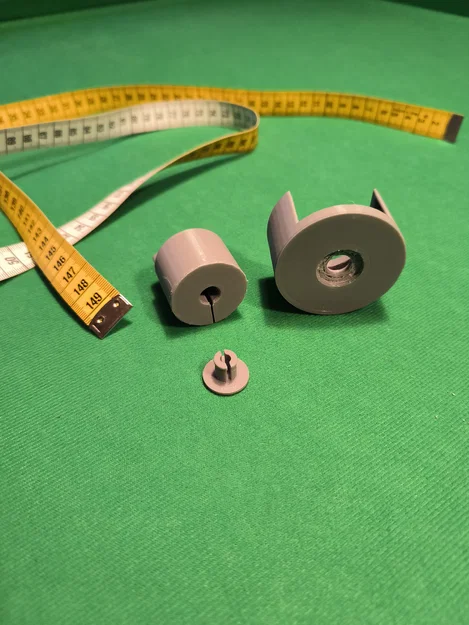 Hộp cuốn thước dây 3D tiện lợi không cần keo dán - Image 5