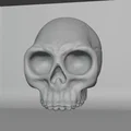 Mô hình 3D hộp sọ người cách điệu độc đáo (Human Skull Stylized) - Thumbnail 1
