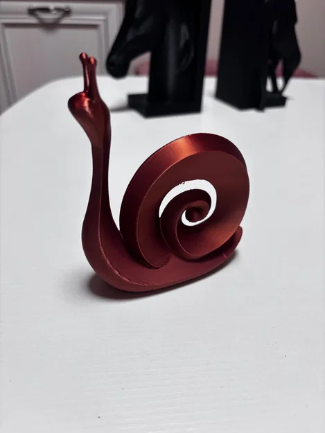 Mô hình ốc sên trang trí bàn làm việc nghệ thuật in 3D - Image 1