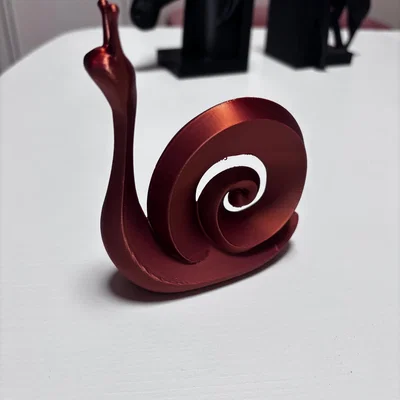 Mô hình ốc sên trang trí bàn làm việc nghệ thuật in 3D