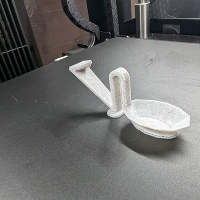Mẫu thìa hình học có móc treo thông minh cho nhà bếp - 3D Print