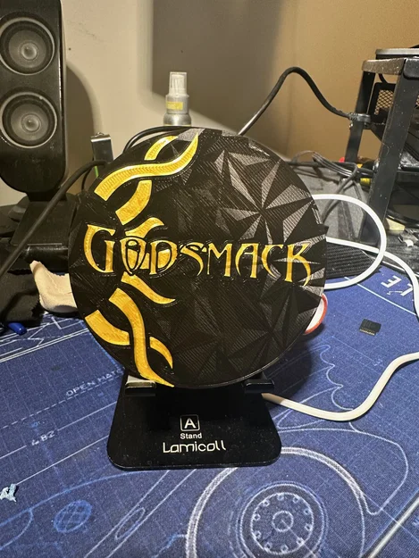 Đế lót ly Godsmack Half Sun in 3D - Phụ kiện độc đáo cho fan nhạc Rock - Image 1