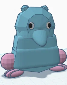 Mô hình in 3D Pizza Tower Rat đáng yêu (Đã sửa lỗi phần chân) - Image 1