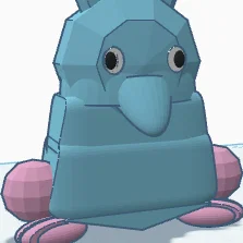 Mô hình in 3D Pizza Tower Rat đáng yêu (Đã sửa lỗi phần chân)