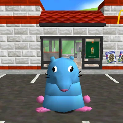 Mô hình in 3D Pizza Tower Rat đáng yêu (Đã sửa lỗi phần chân)