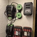Giá treo pin và bộ sạc Riwall 20V: Giải pháp sắp xếp gọn gàng - Thumbnail 1