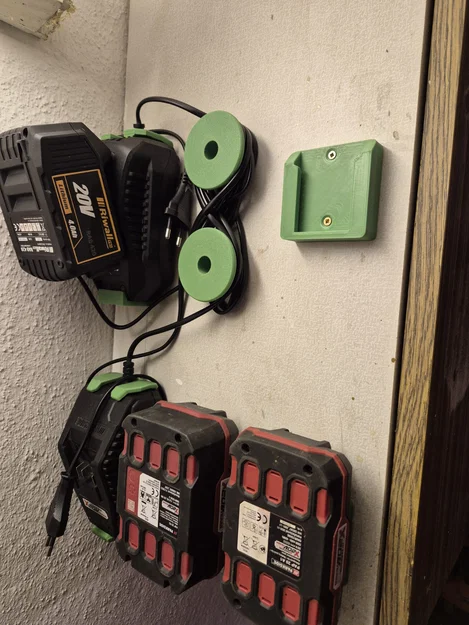 Giá treo pin và bộ sạc Riwall 20V: Giải pháp sắp xếp gọn gàng - Image 2