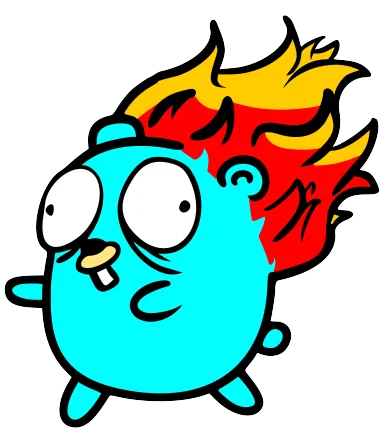 Nam châm Gopher đang bốc cháy (Gopher On Fire Magnet) - Image 2