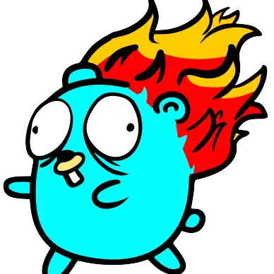 Nam châm Gopher đang bốc cháy (Gopher On Fire Magnet)