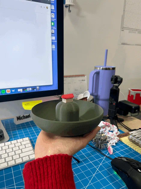 Mô hình bát trang trí House Bowl độc đáo cho góc làm việc - Image 1