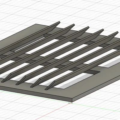 Mặt lưới thông gió 3D Air Vent thiết kế gắn tường tiện lợi