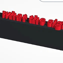 Mô hình trang trí bàn làm việc 3D "erm what the sigma" độc đáo