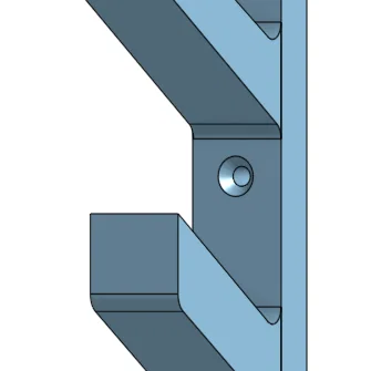 Móc treo đồ đôi gắn tường siêu bền - Thiết kế 3D tối ưu