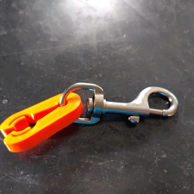Kẹp giữ ống áp suất cao (Finimeter) cho thiết bị lặn 3D
