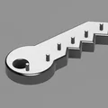 Móc treo chìa khóa hình chìa khóa (Key-Shaped Key Holder) - Thumbnail 1