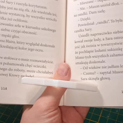 Dụng cụ kẹp sách thông minh (Bookmark) in 3D tiện lợi