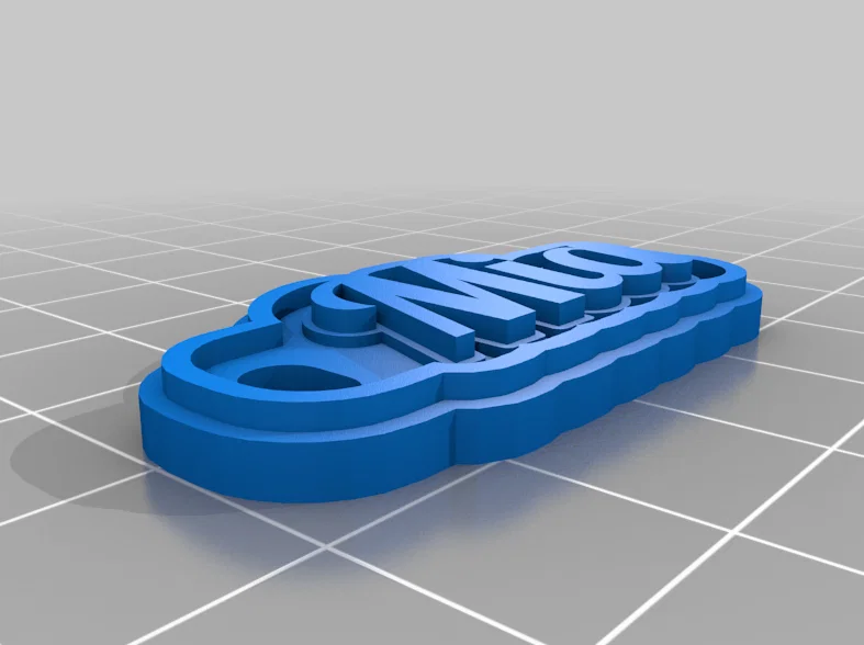 Móc khóa cá nhân hóa Mia - Thiết kế 3D in nhanh, siêu đẹp - Image 1