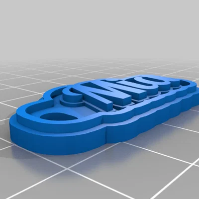 Móc khóa cá nhân hóa Mia - Thiết kế 3D in nhanh, siêu đẹp