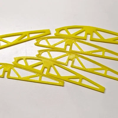 Xương sườn cánh máy bay mô hình 3D (Aeromodelismo)