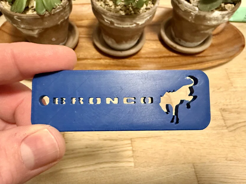 Móc khóa tối giản (Key Fob) cho Ford Bronco/Bronco Sport - Image 1