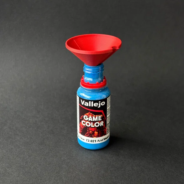 Phễu mini 3D cho lọ sơn Vallejo và The Army Painter - Image 1
