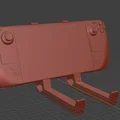 Kệ Steam Deck kèm ngàm giữ bàn phím (Steam Deck Stand With Keyboard Holder) - Thumbnail 1