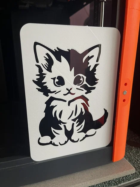Little Kittie - Mẫu khuôn Stencil (Stencil template) - Image 1