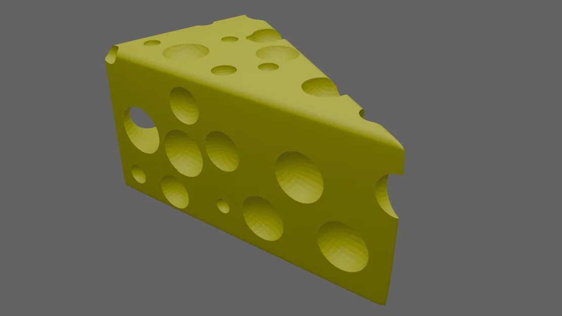 Móc khóa hình miếng phô mai 3D ngộ nghĩnh - Image 2
