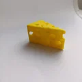 Móc khóa hình miếng phô mai 3D ngộ nghĩnh - Thumbnail 3