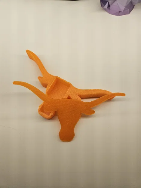 Hộp đựng đồ 3D hình đầu bò Texas Longhorns độc đáo - Image 1