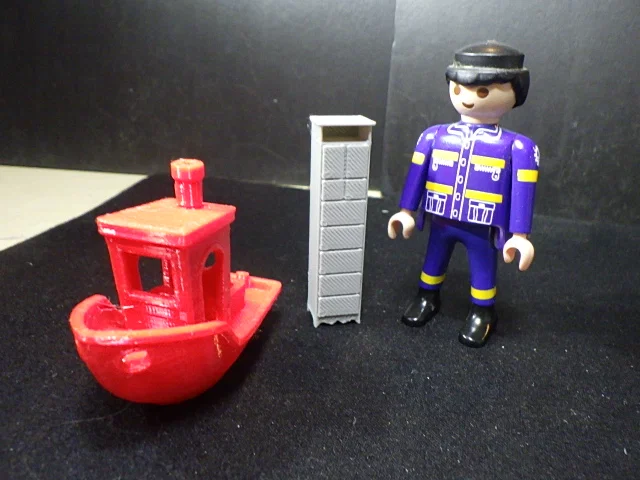 Tủ ngăn kéo đựng vớ gỗ thông hiện đại scale Playmobil 1:24 & nhà búp bê 1:12 - Image 1