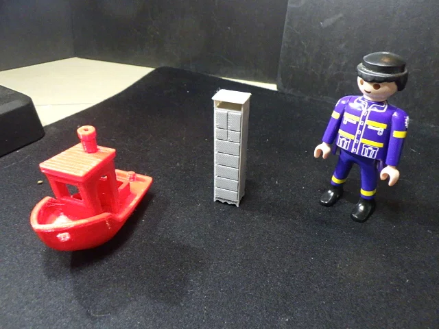 Tủ ngăn kéo đựng vớ gỗ thông hiện đại scale Playmobil 1:24 & nhà búp bê 1:12 - Image 2