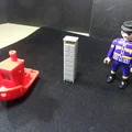 Tủ ngăn kéo đựng vớ gỗ thông hiện đại scale Playmobil 1:24 & nhà búp bê 1:12 - Thumbnail 2