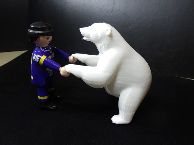 Gấu Bắc Cực Mập – Tương Thích Playmobil (Diorama) - Image 1