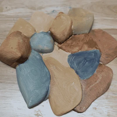 Mô hình đá cuội 3D (Bigger River Rocks) cho sa bàn và xe R/C